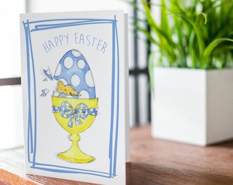 Happy Easter cards, Easter greeting cards, Easter card set, cute Easter cards,  GCA9786