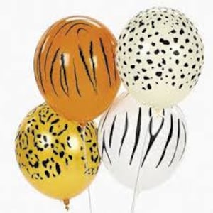 Safari balloons animal balloons zoo party BAL9910 image 6