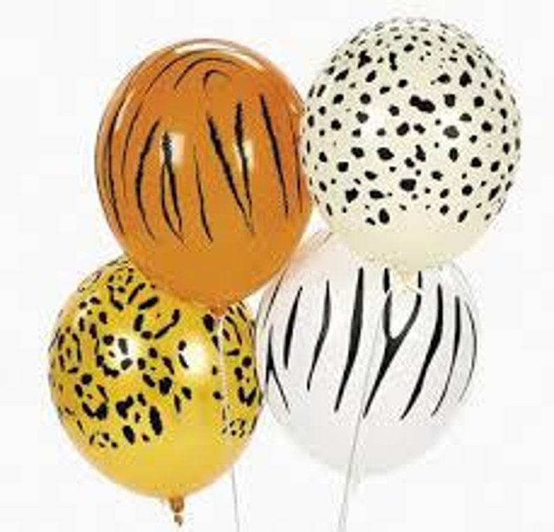 Safari balloons animal balloons zoo party BAL9910 image 6