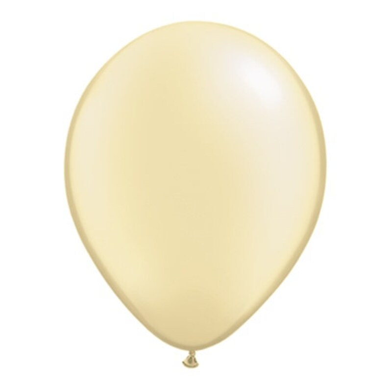 12 rose gold Baby Shower Balloons Wedding Balloons bridal shower Balloons Party Balloons ivory and white balloon bouquet