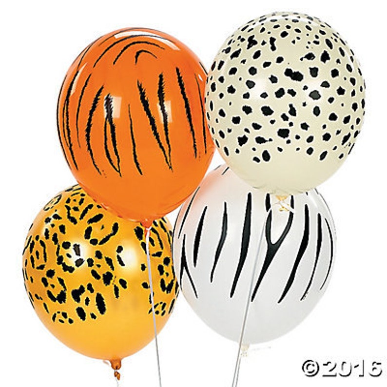 Safari balloons animal balloons zoo party BAL9910 image 3