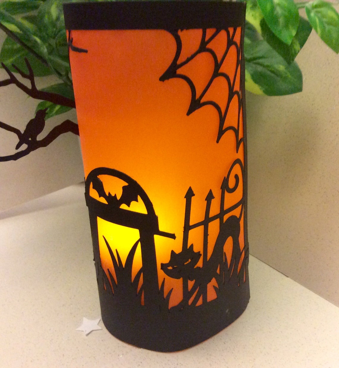 Halloween Decorations Halloween Candle Lanterns Halloween Etsy UK