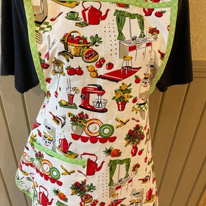Apron with 1950’s theme apron