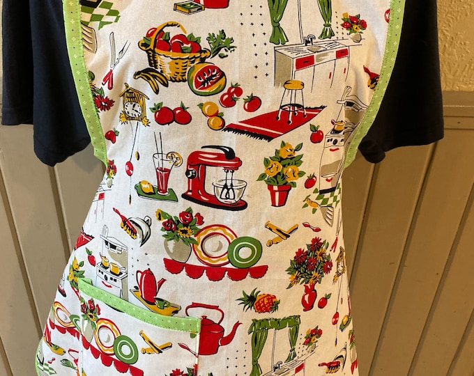 Apron with 1950’s theme apron