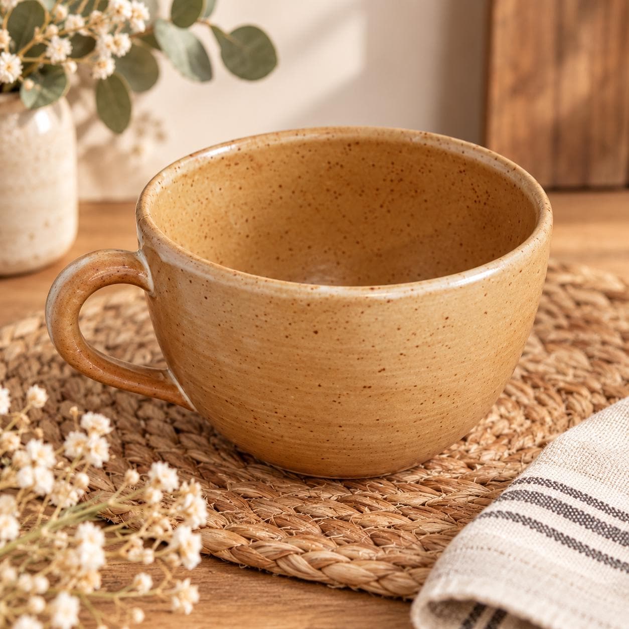 Vintage tasse braun