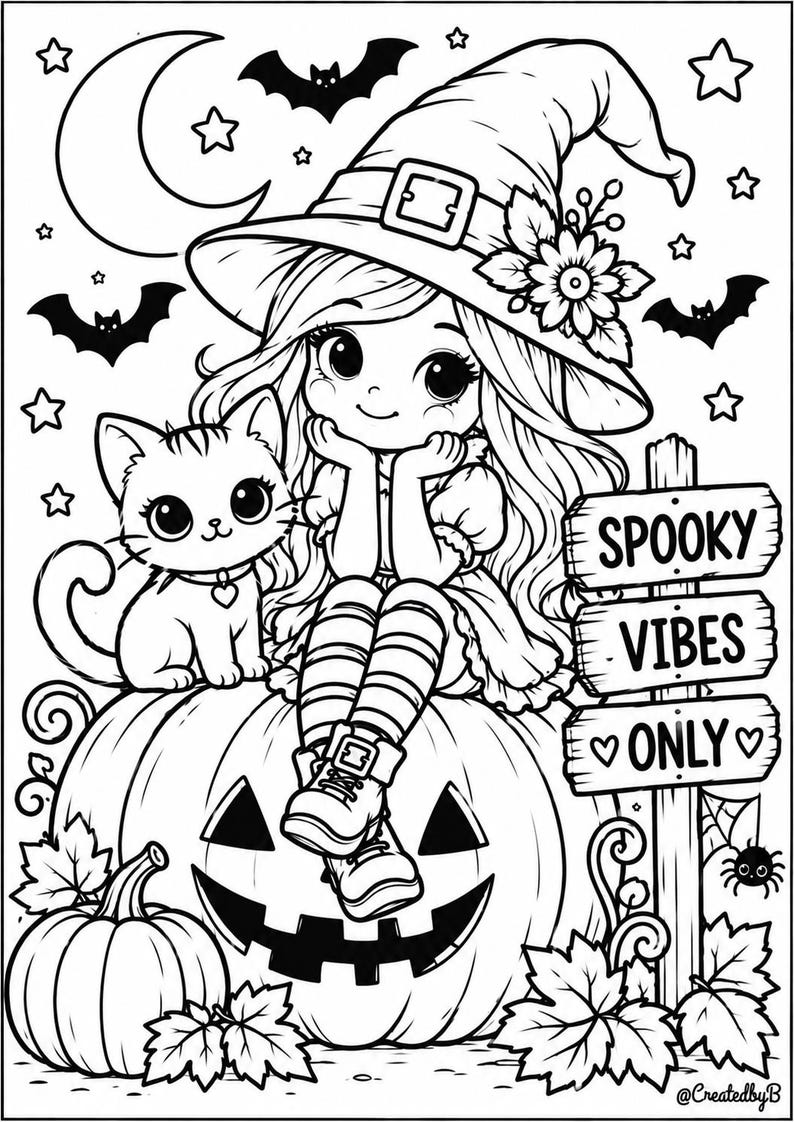 Coloring Pages For Halloween — Example 1