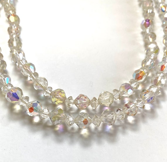 Vintage special occasion prism sparkling necklace… - image 2