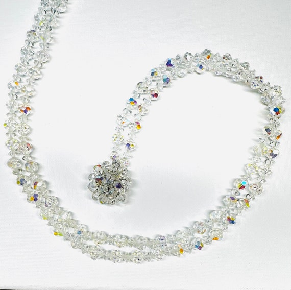 Vintage special occasion prism sparkling necklace… - image 1