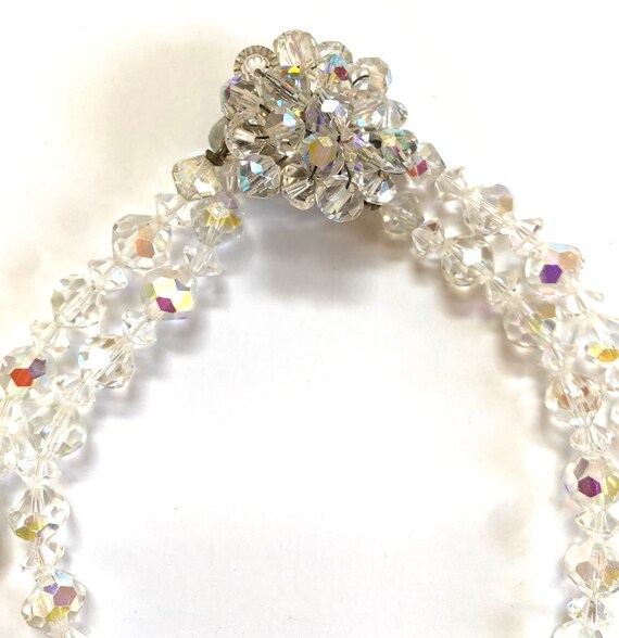 Vintage special occasion prism sparkling necklace… - image 3