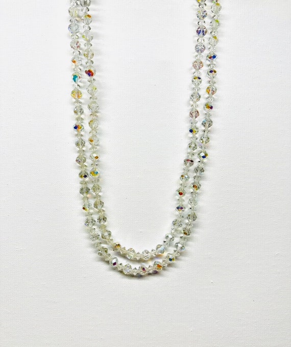 Vintage special occasion prism sparkling necklace… - image 6