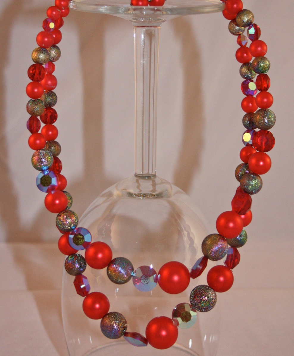 Vintage ruby necklace