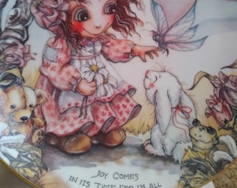 Jody Bergsma collectible plate ,"Spring Joy"