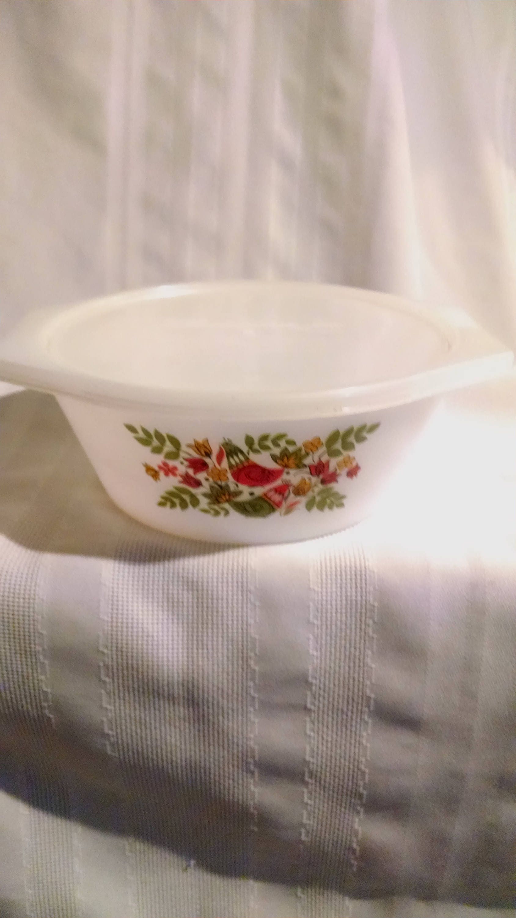 Wheaton Ware vintage baking dish Partridge pattern on milk Etsy