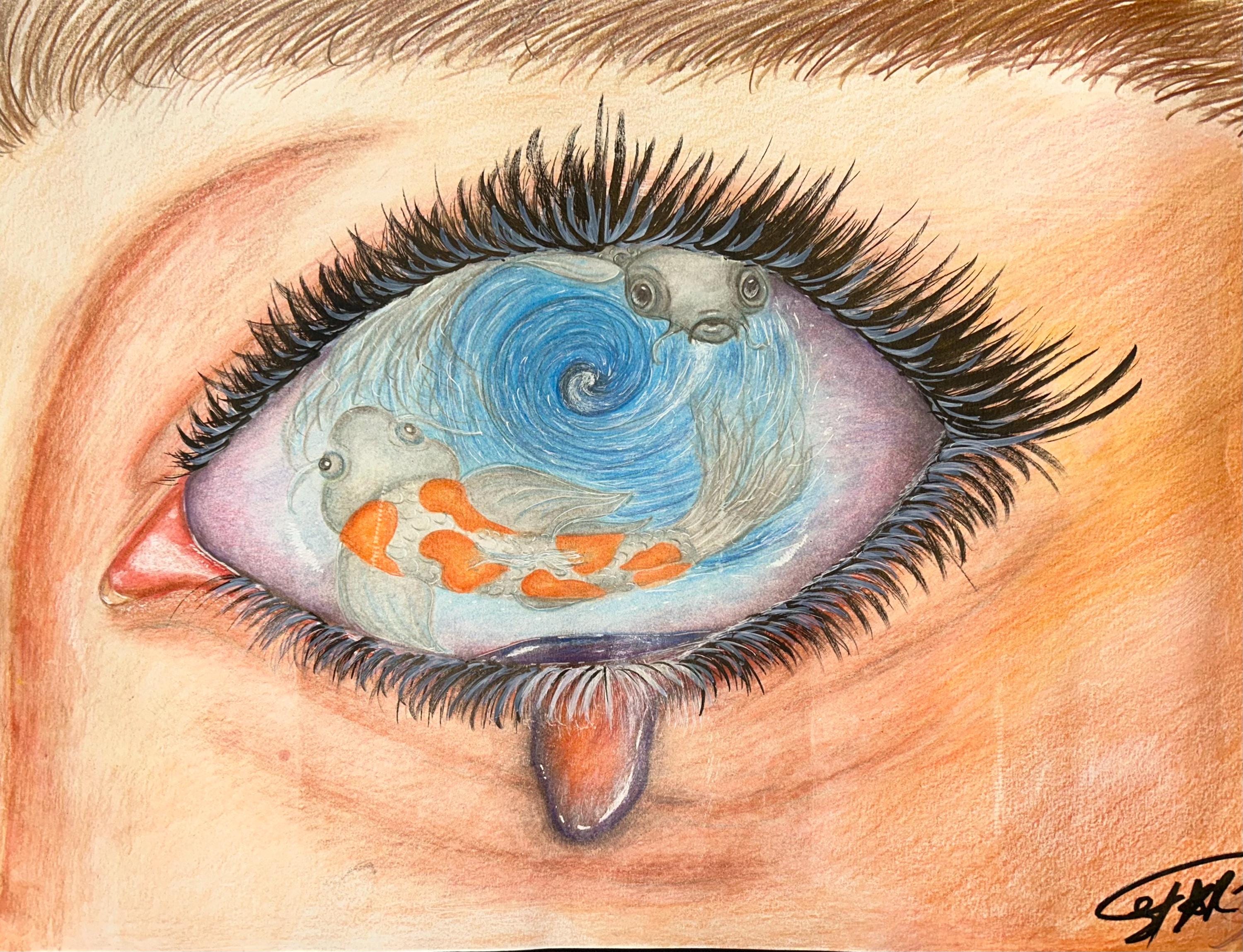 Pencil Artwork of an Eye - Etsy