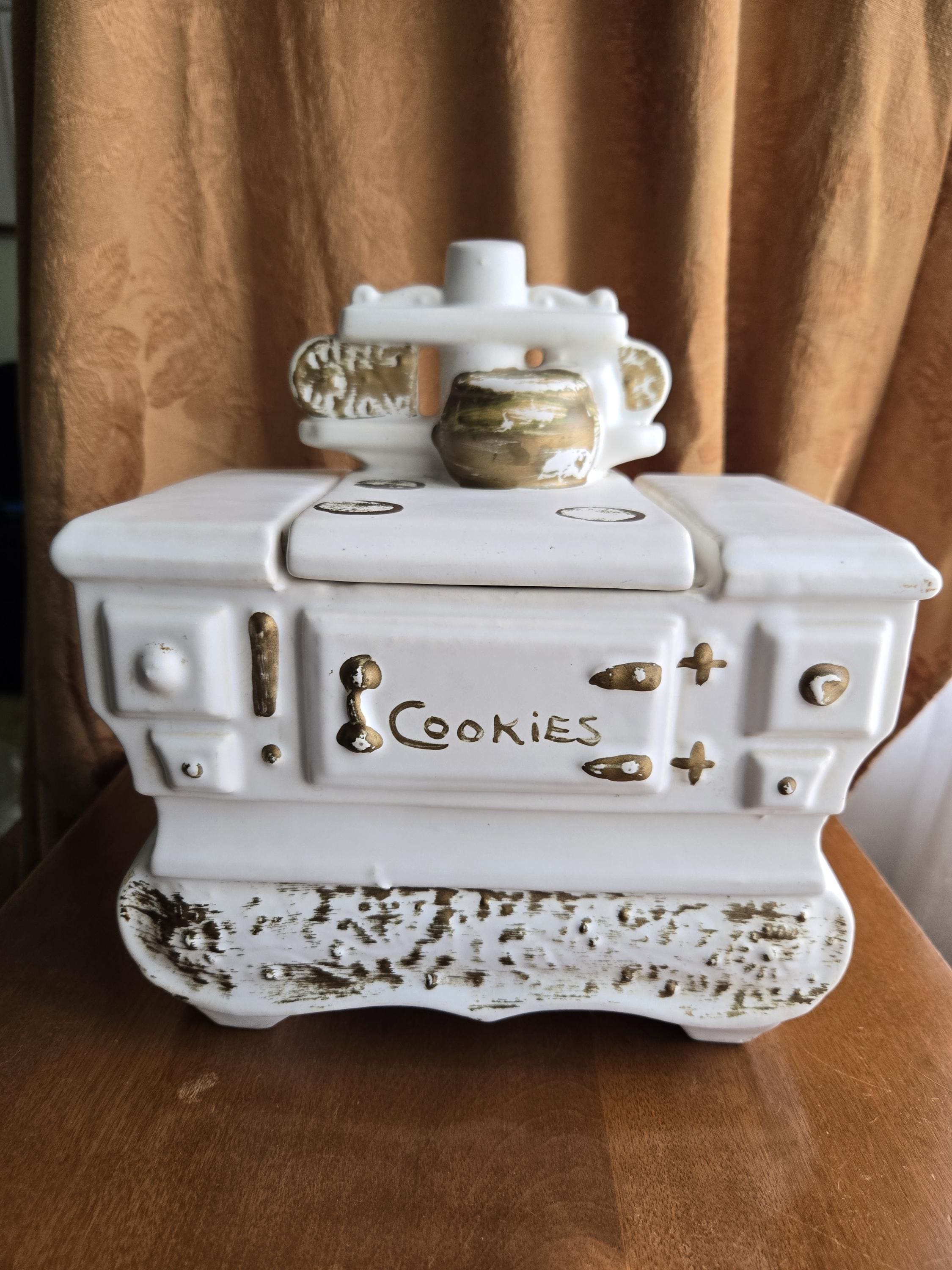 Antique Cookiejar - Etsy