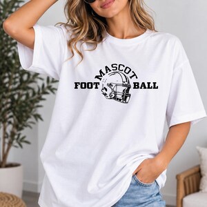 Camiseta de mamá futbolera, camiseta de fútbol para el día del partido, camiseta de aficionado al fútbol americano, camiseta de la temporada de touchdowns, regalo para amantes del fútbol, ​​camiseta de mamá deportista
