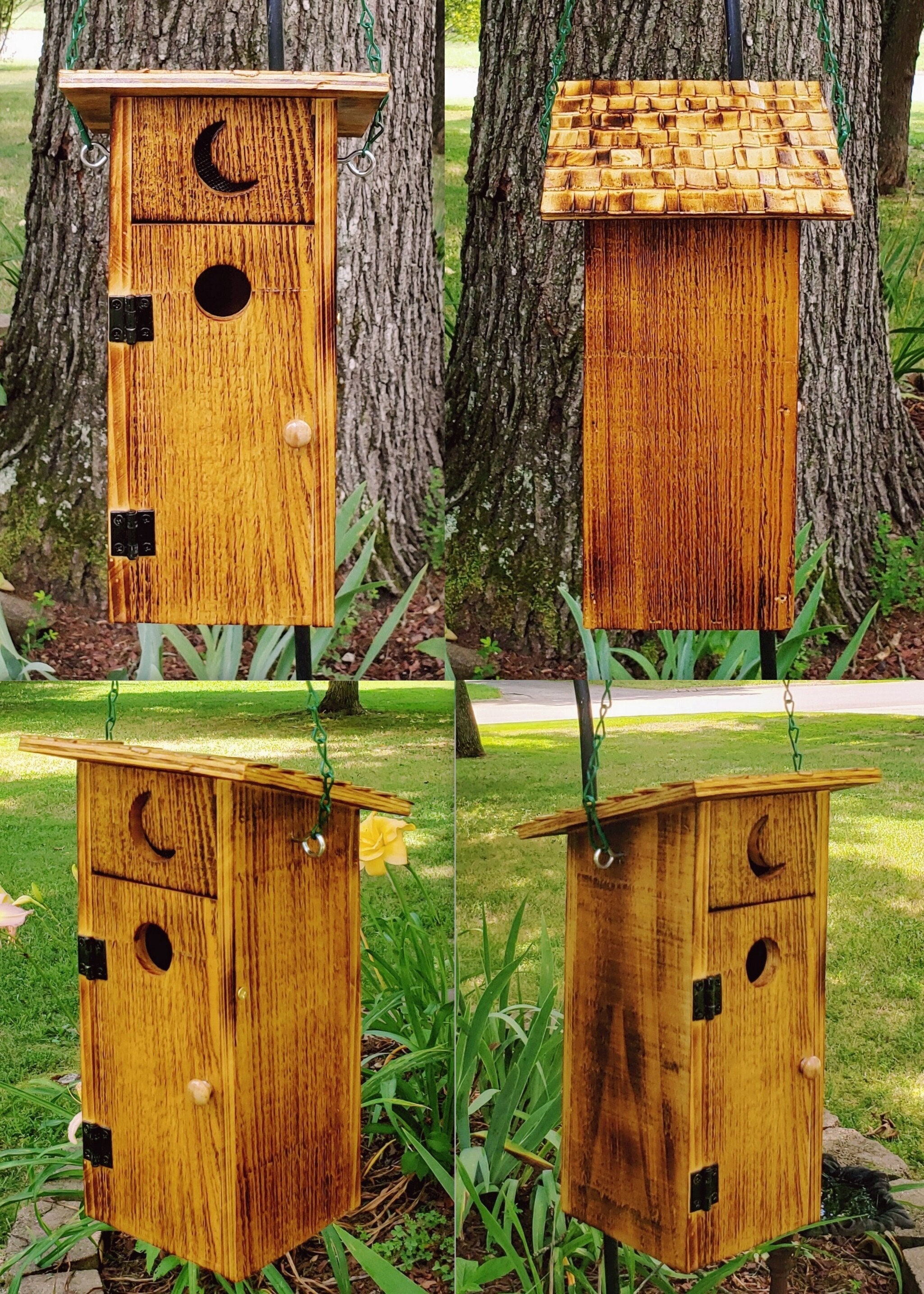 Rustic Outhouse Birdhouse Etsy