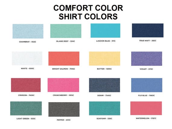 Comfort Colors Monogrammed Tee Short Sleeve Shirt Vinyl Etsy