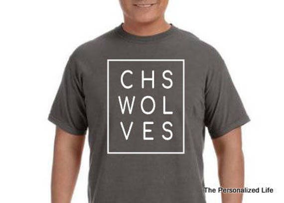 School Spirit Shirt Comfort Colors Custom Spirit Shirt Etsy