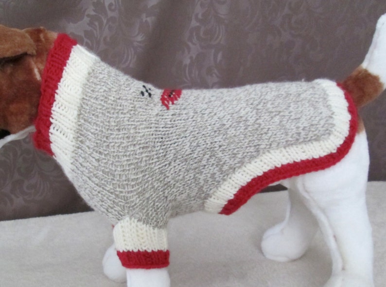 Custom Knit Dog Sock Monkey Sweater Dog Sock Monkey Costume Etsy Canada