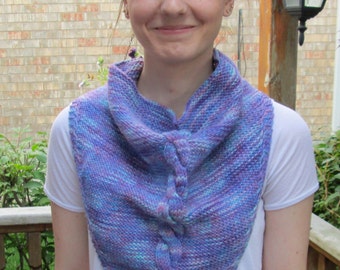 KNITTING PATTERN: Bandana, Cowl, Scarf - Instant PDF Download