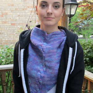 KNITTING PATTERN: Bandana, Cowl, Scarf Instant PDF Download image 5