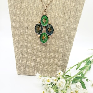 Vintage MCM Mod Fish Pendant Necklace