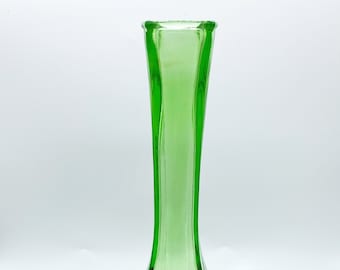 Vintage Green Tall Glass Vase - Europa PGC 89