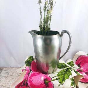 Vintage Pewter Water Pitcher