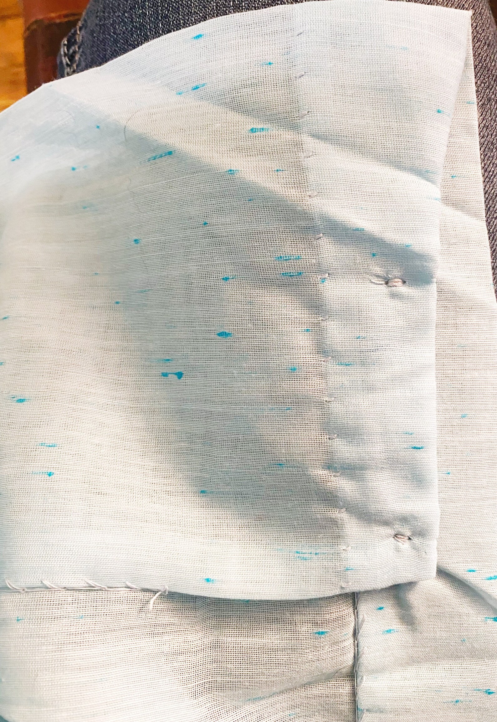 Pair of Vintage Light Blue Pinch Pleat Drapes Etsy