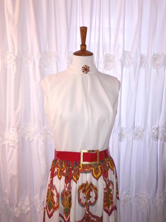Gorgeous Vintage Sleeveless Dress - image 7