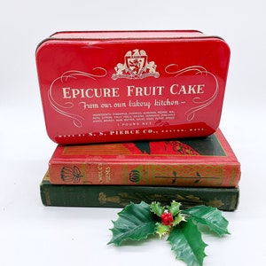 Vintage Epicure Fruit Cake Tin