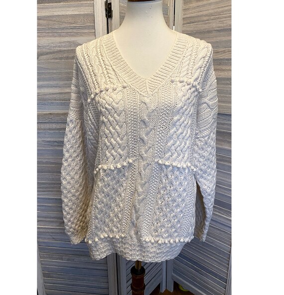 Vintage 90s Y2K Express Chunky Oversized Sweater - image 8