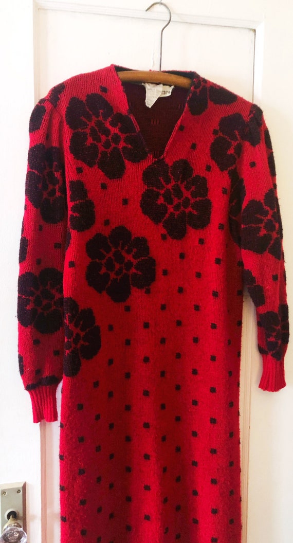 Vintage French Le Gaillard Sweater Dress