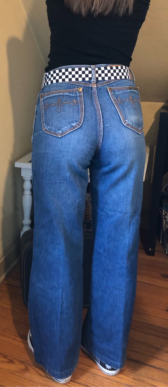 Vintage Straight Leg High Waisted Brittania Jeans - image 5