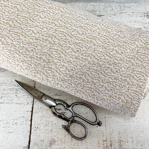 Vintage Mid Century Heavy Knit Fabric Remnant
