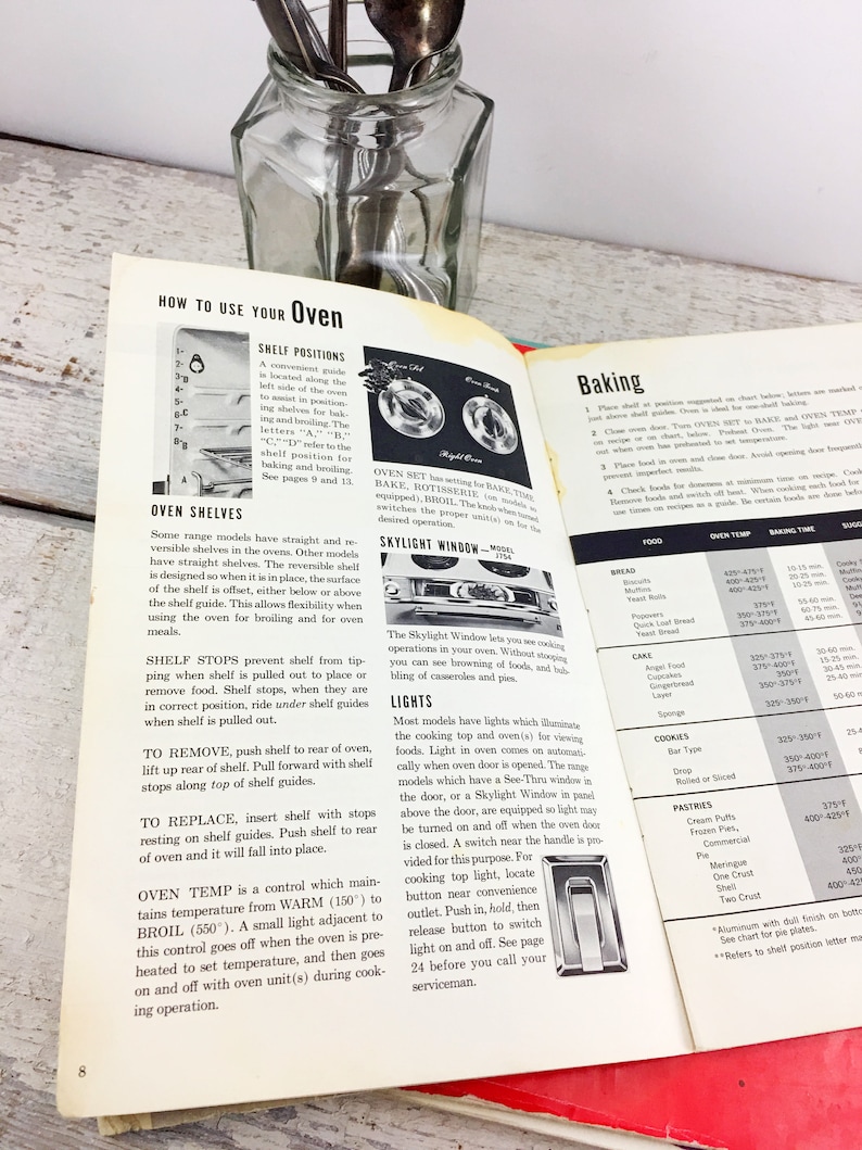 Lot of Three Midcentury Appliance Manuals/instruction Etsy