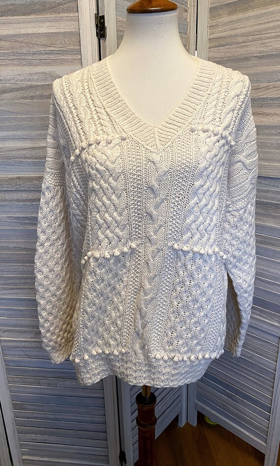 Vintage 90s Y2K Express Chunky Oversized Sweater - image 4