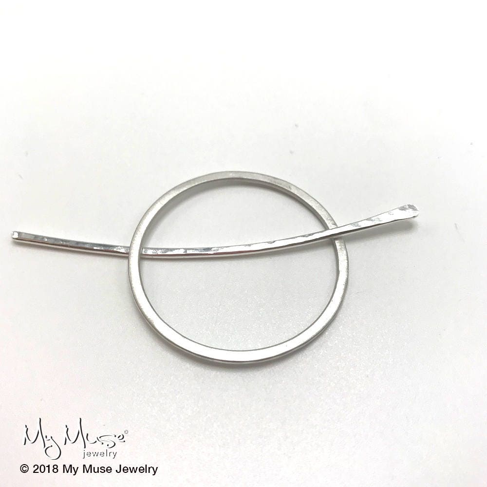 Penannular Shawl Pin - Love Knot/Sterling & Copper – Lisa Ridout Exclusive  Jewellery