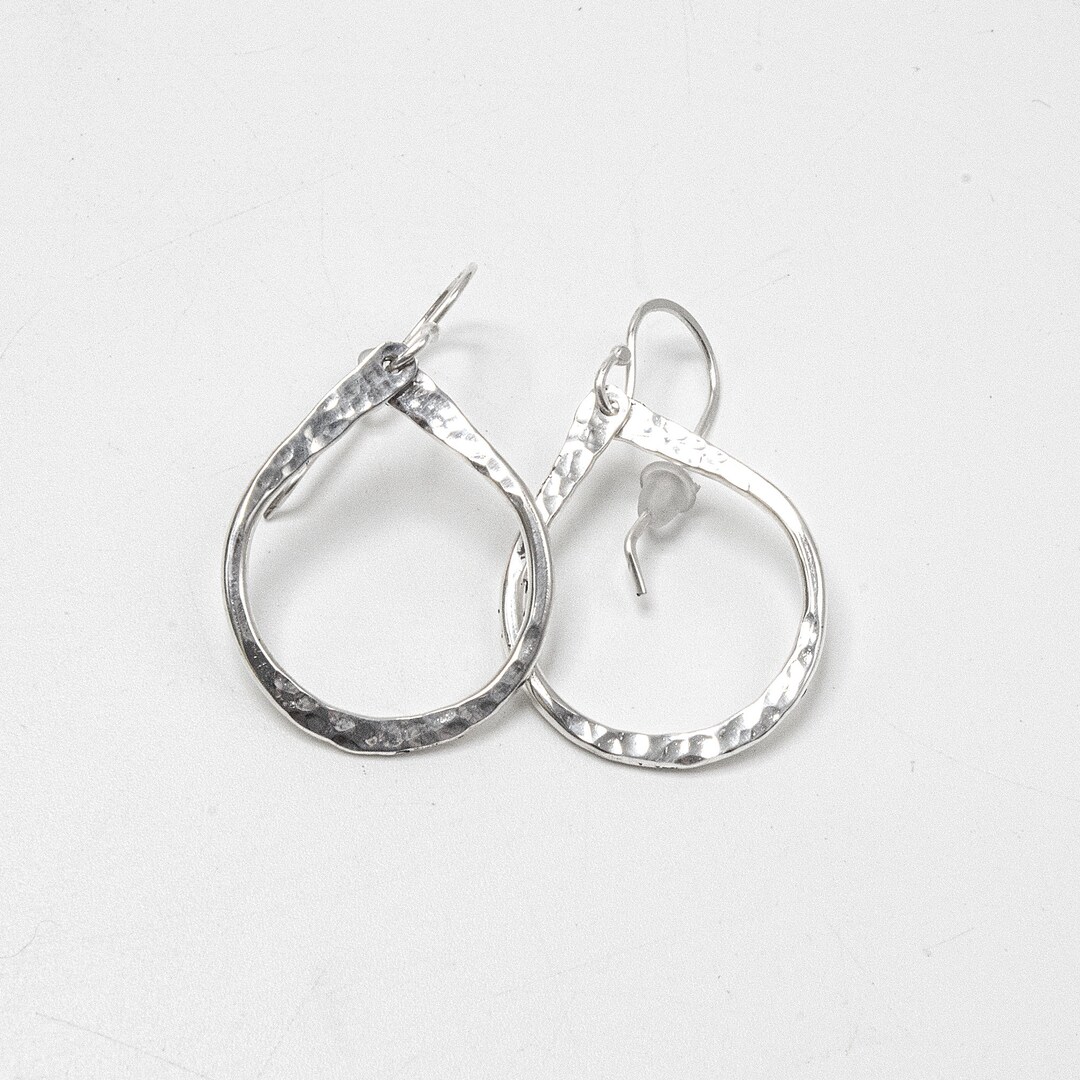 Simple Silver Earrings Silver Earrings Silver Hoop Earrings - Etsy