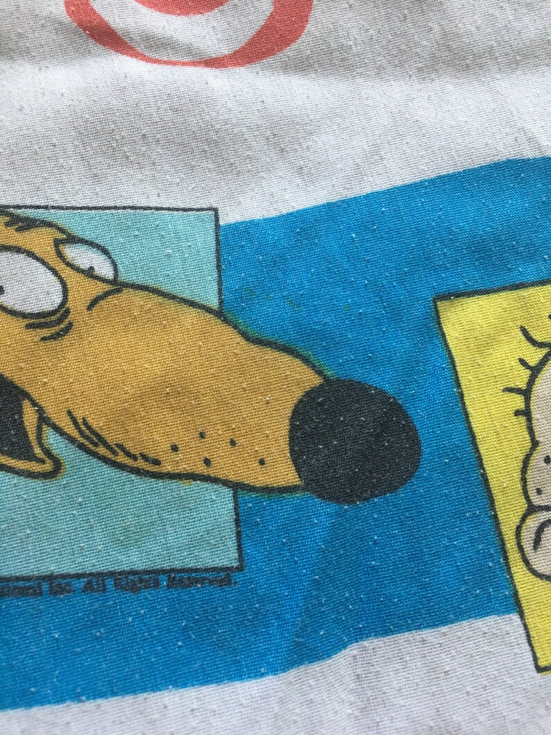 2 Piece Vintage Nickelodeon Rugrats Twin Fitted and Flat Bed Sheet Set 90s Nick Teen Nick Twin Linen Twin Bedding