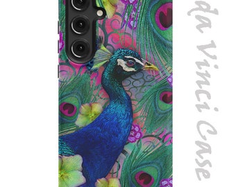 Peacock Case for Samsung Galaxy S24 / S24 Plus / S24 Ultra - Dual Layer Tough Case - Nemali Dreams Dual Layer Case