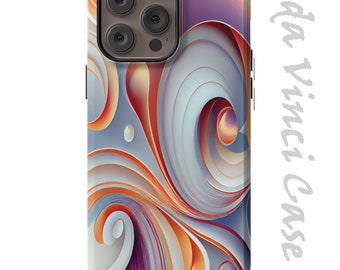 Marama Swirl - Abstract Case for iPhone / iPhone 15 Plus /  iPhone 15 Pro  / iPhone 15 Pro Max / Tough Case and Magsafe Case