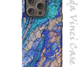 Desert Memories - Blue Abstract Case for iPhone / iPhone 15 Plus /  iPhone 15 Pro  / iPhone 15 Pro Max / Tough Case and Magsafe Case