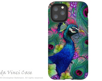 Nemali Dreams - Peacock Case for iPhone 12 Mini / iPhone 12 /  iPhone 12 Pro  / iPhone 12 Pro Max / Dual Layer Tough Case