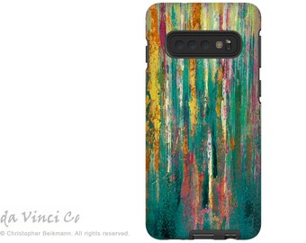 Green Abstractus Case für Samsung Galaxy S10/S10E/S10 PLUS-Dual Layer Case von Da Vinci Case