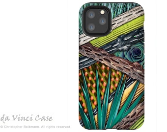 Cactus Abstractus - Art Case for iPhone 12 Mini / iPhone 12 /  iPhone 12 Pro  / iPhone 12 Pro Max - Dual Layer Tough Case