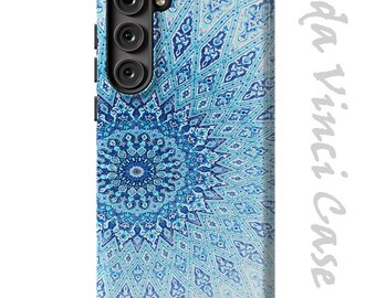 Blue Cloud Mandala Case for Samsung Galaxy S23 / S23 Plus / S23 Ultra - Dual Layer Tough Case