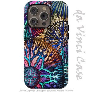 Cosmic Star Coral - Colorful Abstract for iPhone / iPhone 15 Plus /  iPhone 15 Pro  / iPhone 15 Pro Max / Tough Case and Magsafe Case
