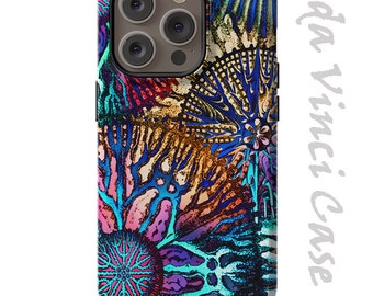 Cosmic Star Coral - Colorful Abstract for iPhone / iPhone 15 Plus /  iPhone 15 Pro  / iPhone 15 Pro Max / Tough Case and Magsafe Case